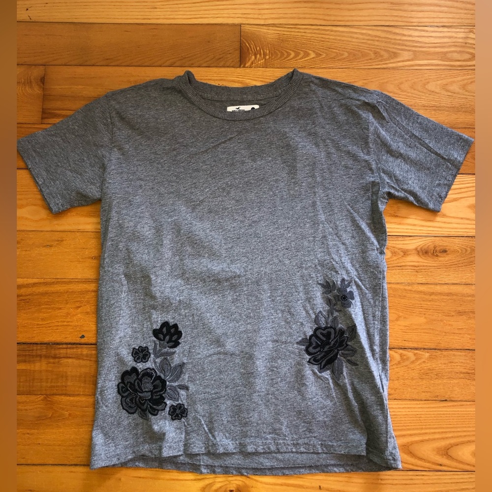 Embroidered Hollister Tee